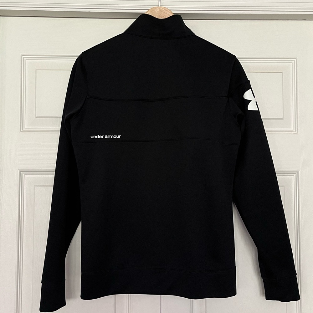{Under Armour} Hero Semi-Fitted Full-Zip Track Jacket in Black - Women's Small - Picture 5 of 10
